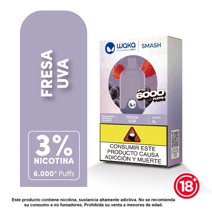Vaporizador Waka Smash 6K
