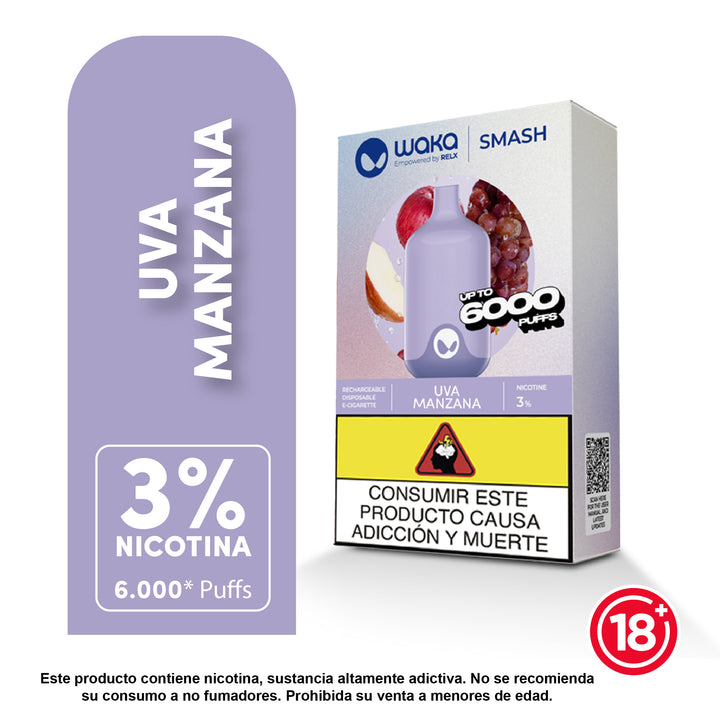 Vaporizador Waka Smash 6K