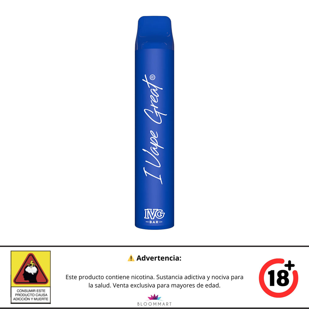 IVG 1000 Puff Blue Raspberry - Vaporizador Desechable