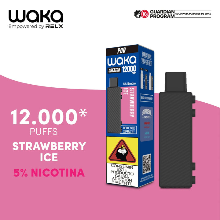 PODs Creator 12,000 Puff | Compatibles con Waka Creator