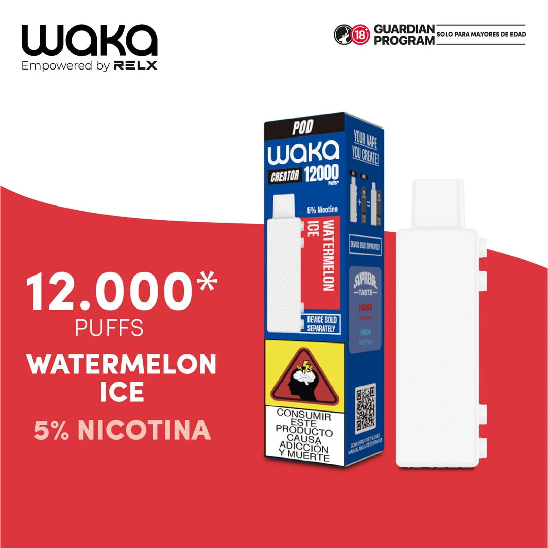 PODs Creator 12,000 Puff | Compatibles con Waka Creator