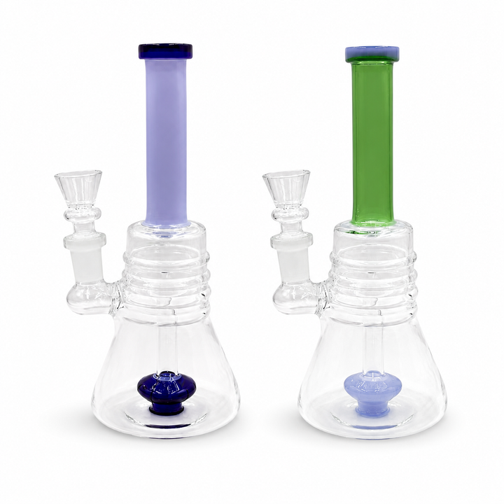 Bong de Vidrio 20 cm con Filtro Interior — Pipa de Agua Borosilicato