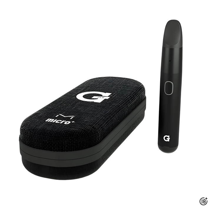 Vaporizador portátil G Pen Micro Plus para dabs y wax con estuche de viaje compacto.