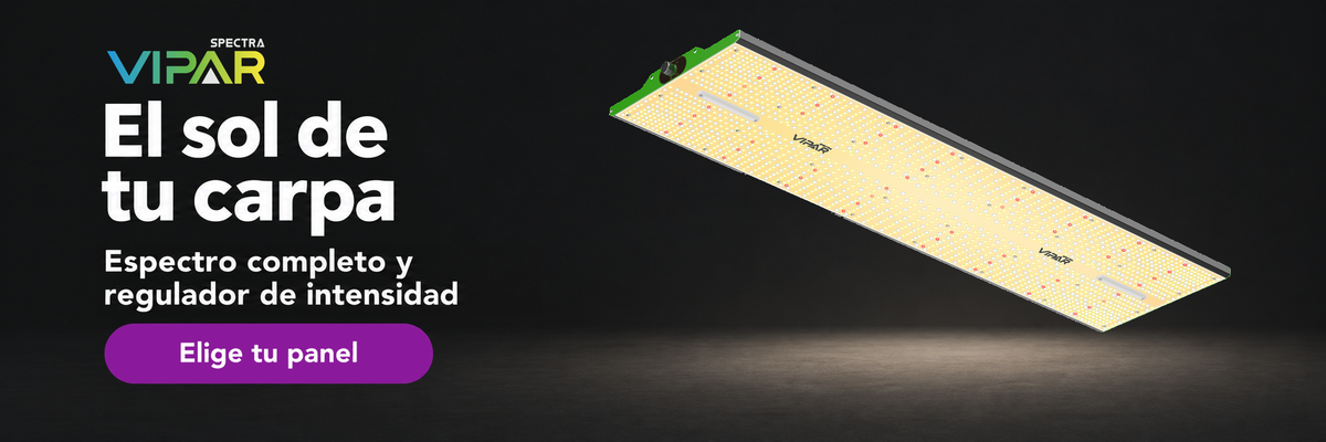 Panel LED ViparSpectra de espectro completo con regulador de intensidad: El sol de tu carpa