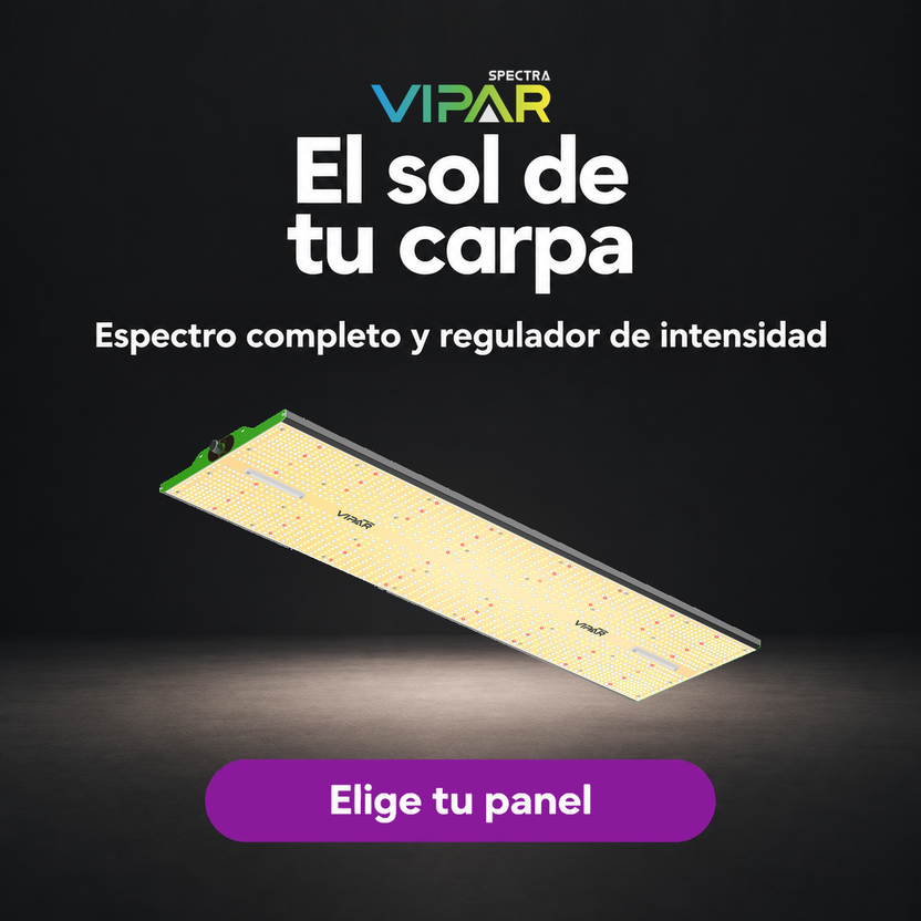 Panel LED ViparSpectra de espectro completo con regulador de intensidad: El sol de tu carpa