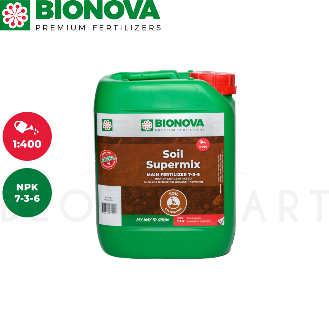 Bionova Soil Mix 5 litros – rinde hasta 2000L de solución nutritiva para cultivo