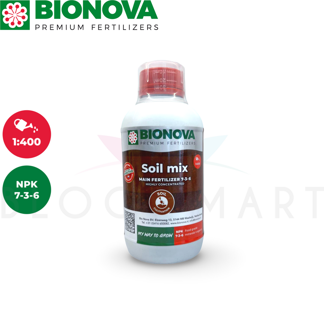 Bionova Soil Mix 500ml – abono orgánico-mineral para marihuana y horticultura