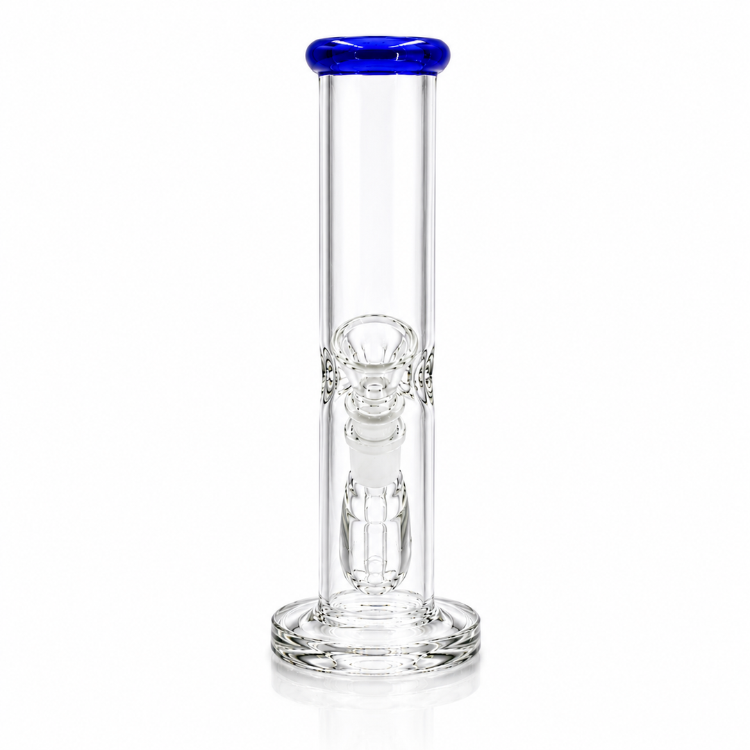 Bong de vidrio azul de 20 cm con percolador difusor