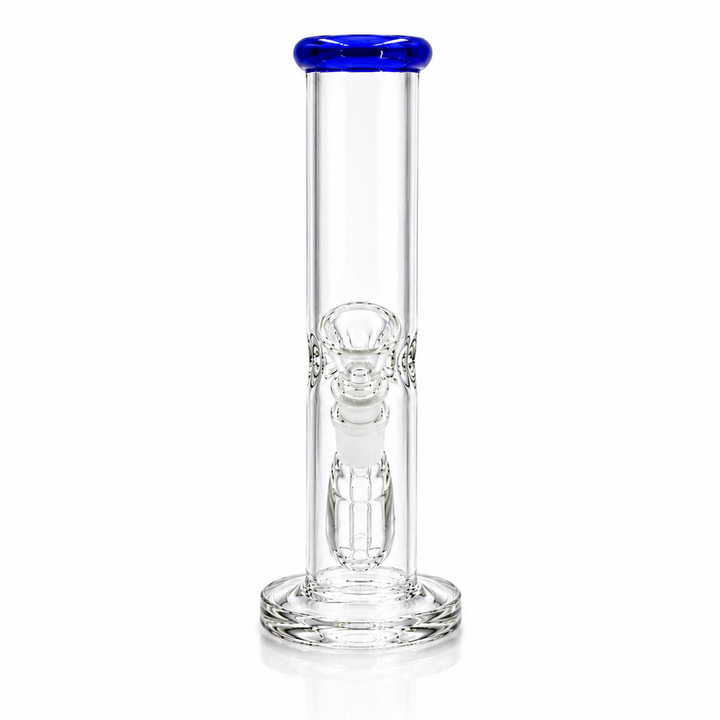 Bong de vidrio azul de 20 cm con percolador difusor
