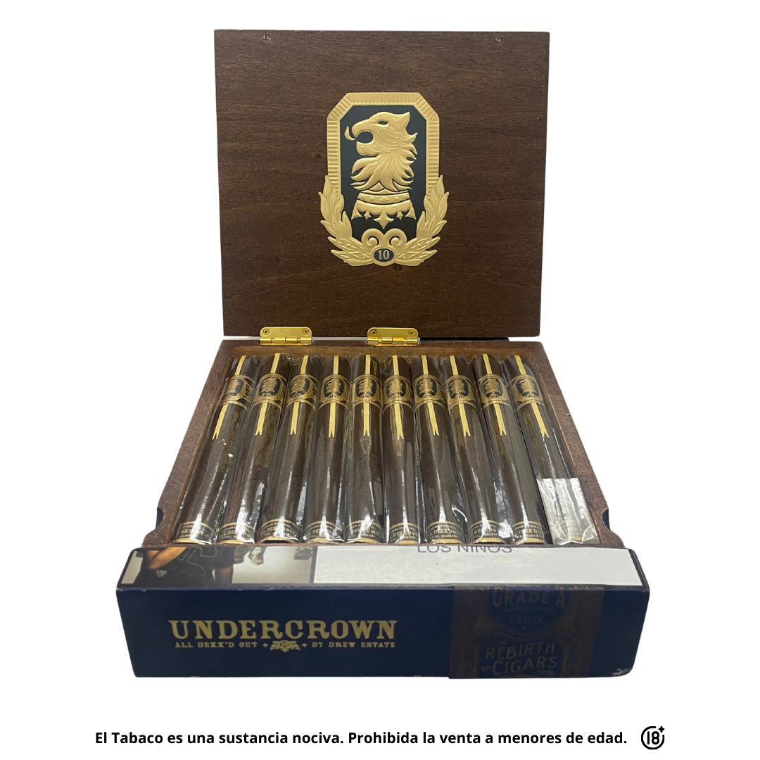 Caja completa de tabacos Undercrown Corona Doble en Colombia – 20 unidades premium Drew Estate