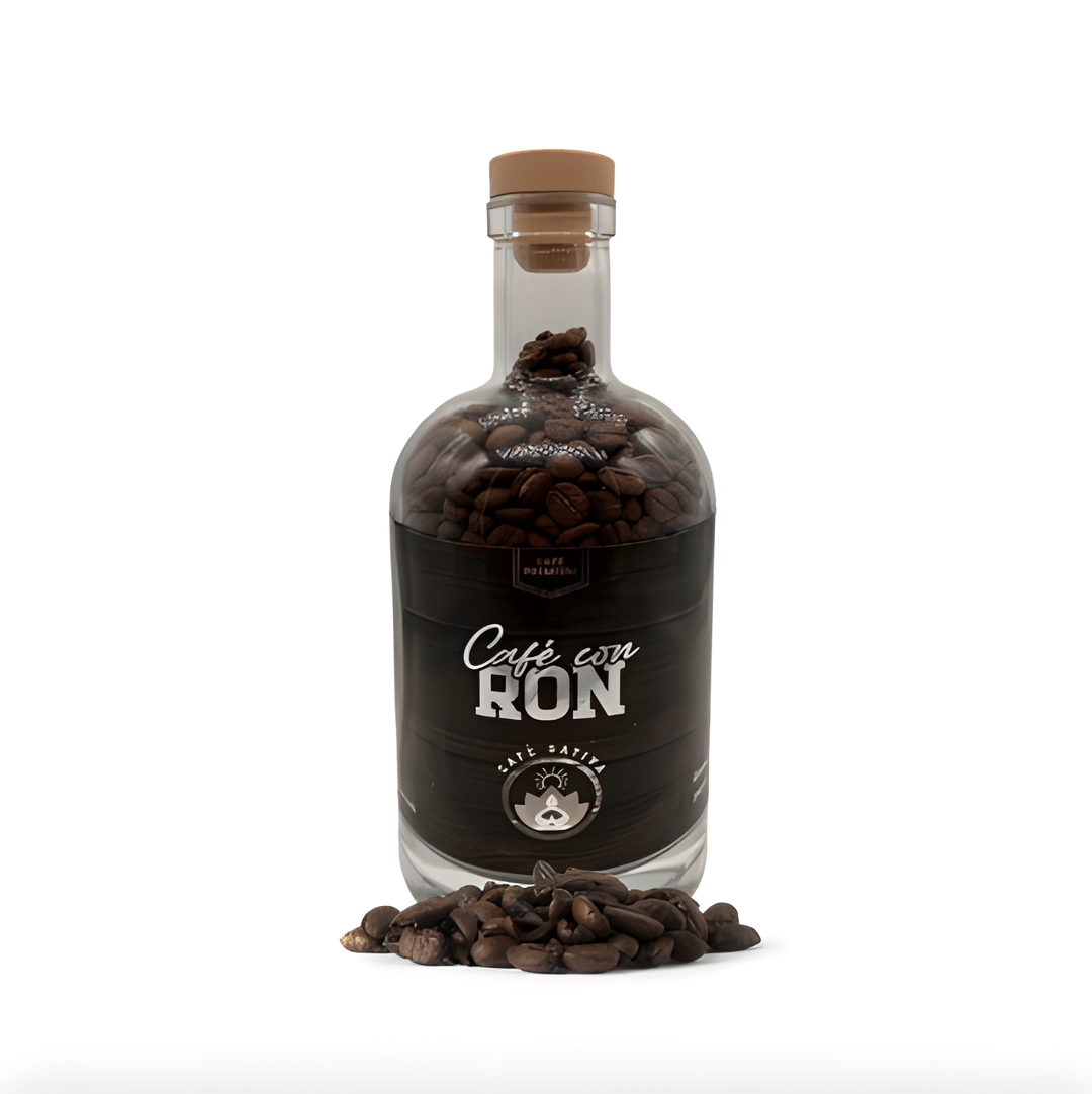 Café Sativa con Ron y Hemp en botella 340g