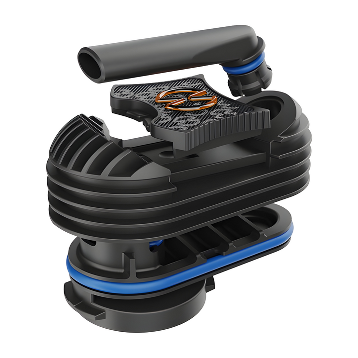 Cooling Unit CRAFTY+ Storz Bickel despiece explosionado O-rings azules boquilla malla logo naranja componentes internos