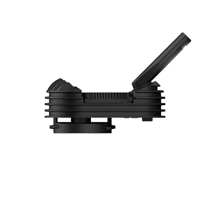 Cooling Unit CRAFTY+ Storz Bickel vista lateral boquilla extendida posicion uso cap lock
