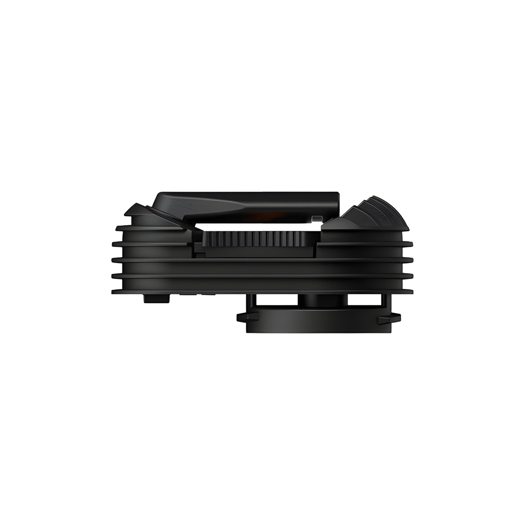 Cooling Unit CRAFTY+ Storz Bickel vista lateral boquilla plegada cap lock aletas enfriamiento