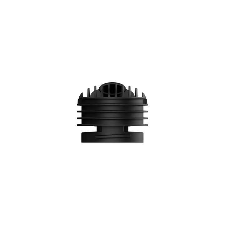 Cooling Unit CRAFTY+ Storz Bickel vista trasera abertura boquilla giratoria base conexion