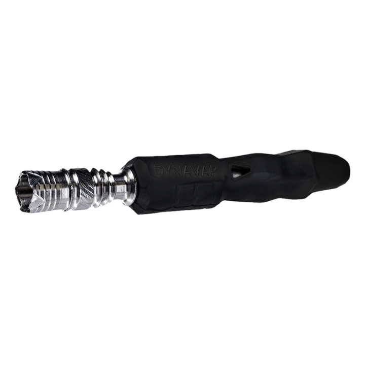 Vista lateral del vaporizador herbal Dynavap B2 sin cap, mostrando detalles del diseño en acero inoxidable.