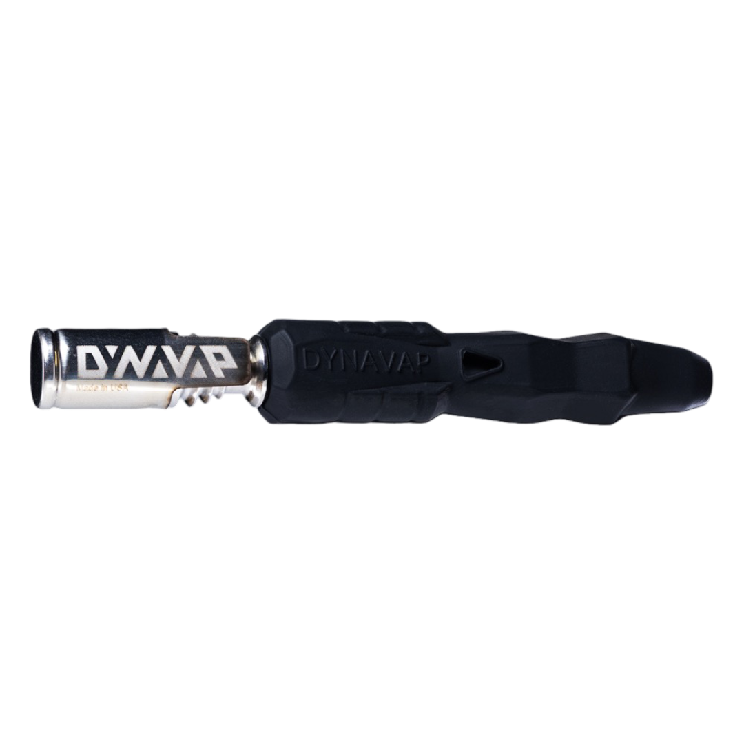 Vista lateral del vaporizador herbal Dynavap B2 con cap, listo para usarse.