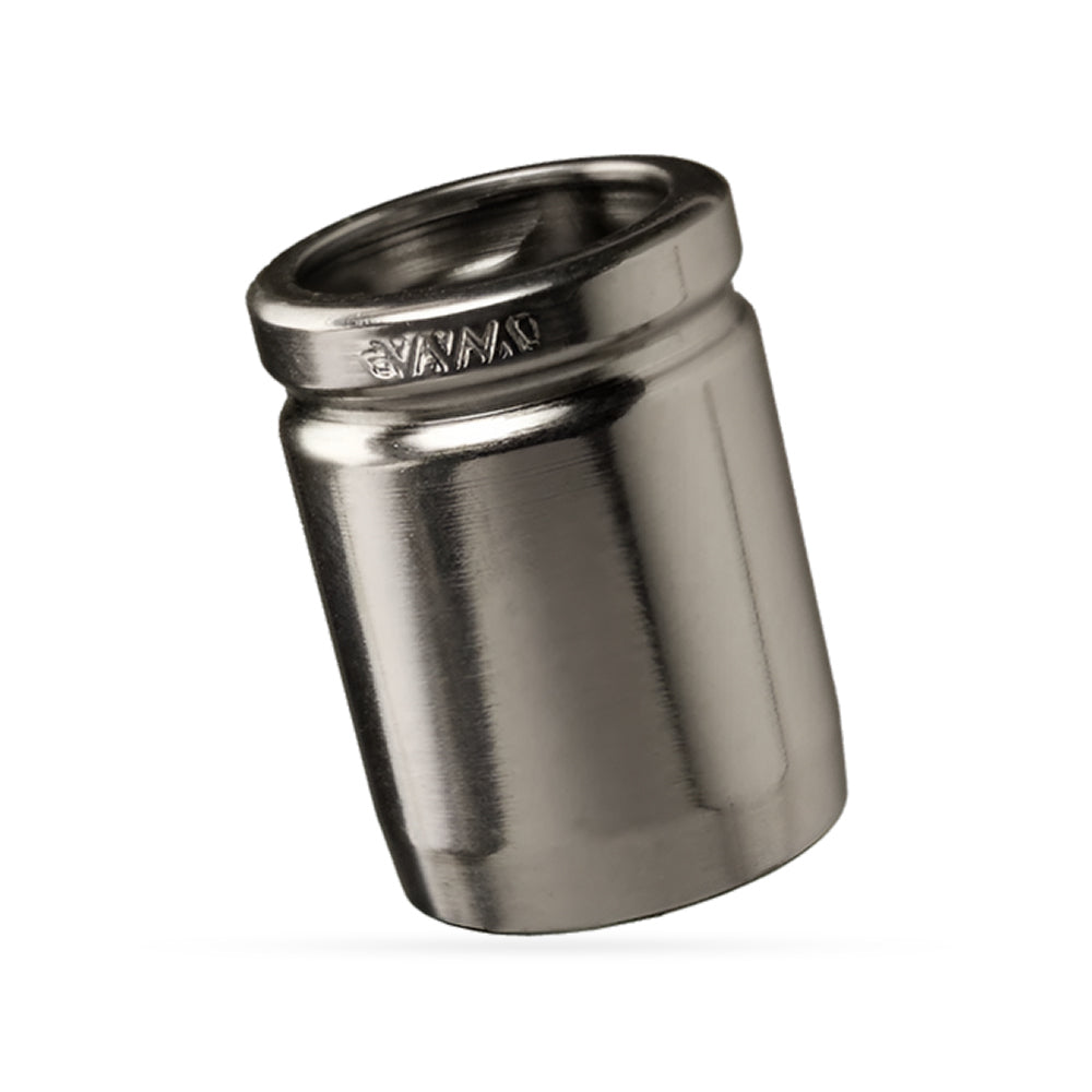 Cap Armor de acero inoxidable DynaVap con DYNAVAP grabado en el anillo superior