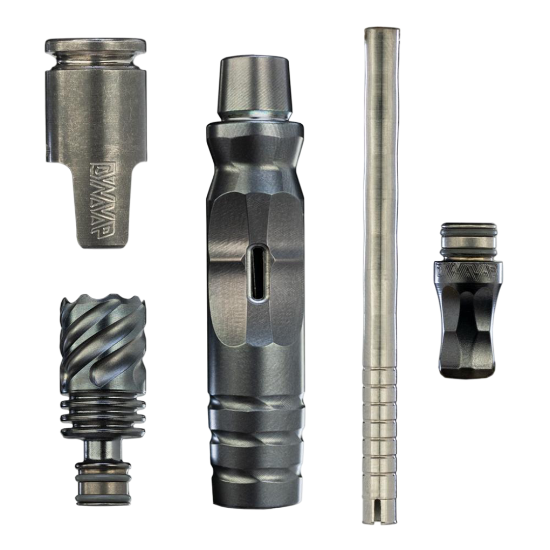 Vaporizador Hyperdyn de DynaVap desarmado en piezas