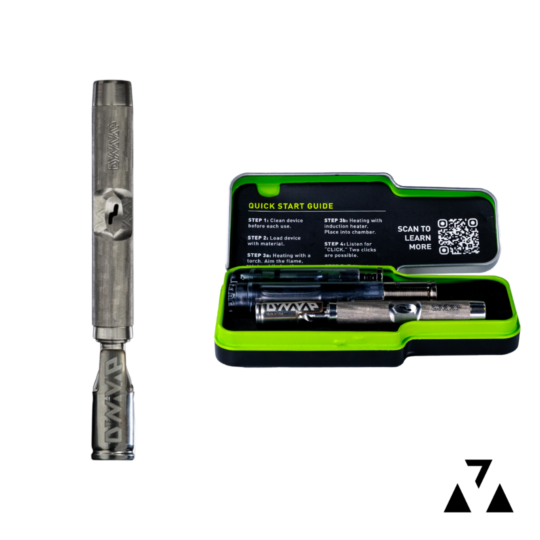  Vaporizador DynaVap M7 y estuche metálico con encendedor incluido.