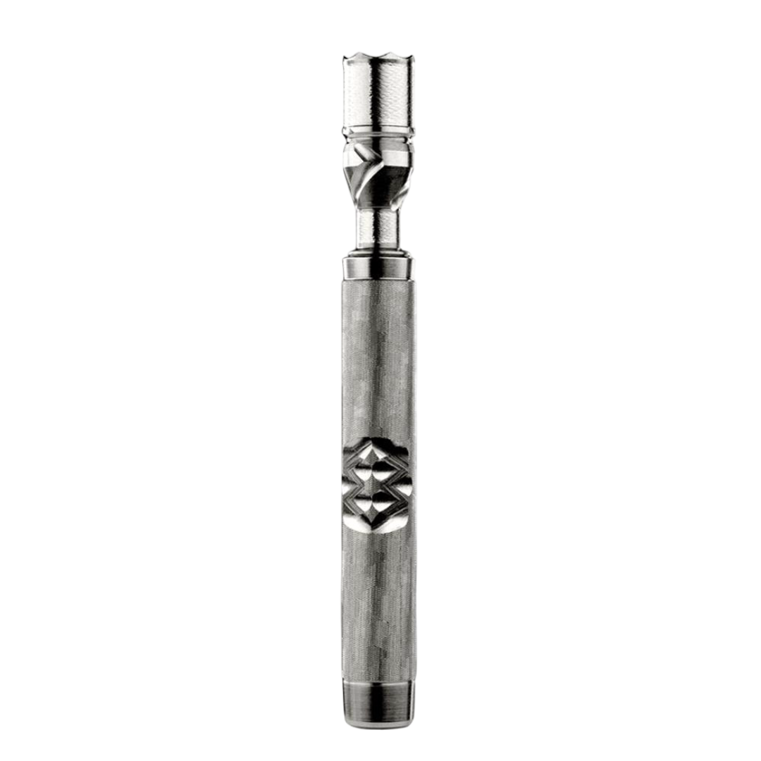 Vaporizador herbal DynaVap M7 sin capsula de acero inoxidable vista frontal.