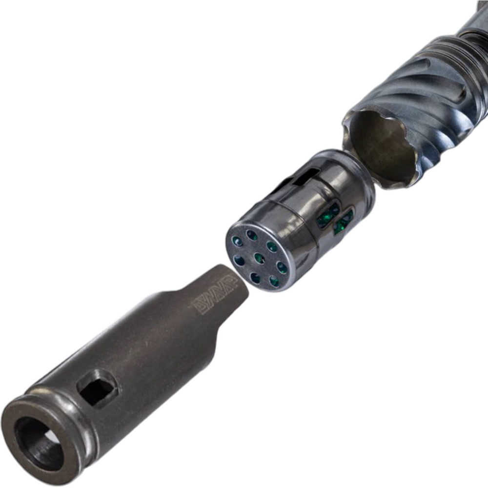 Despiece mostrando cap, core y esferas en modo convección