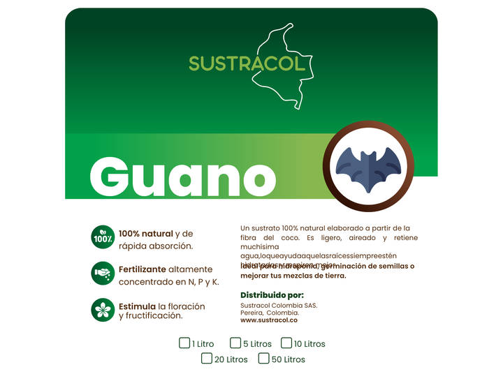 Guano Sustracol – El Fertilizante Que Hace Explotar Tus Flores