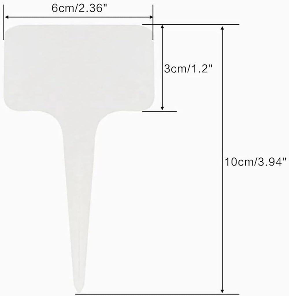 Marcadores plásticos para plantas de 10x6 cm usados en cultivo casero – Bloommart