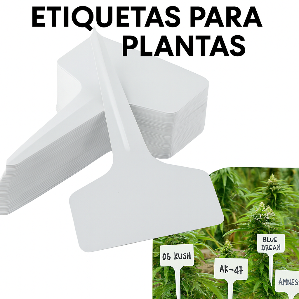  Etiquetas para plantas blancas reutilizables para cultivos y huertas – Bloommart