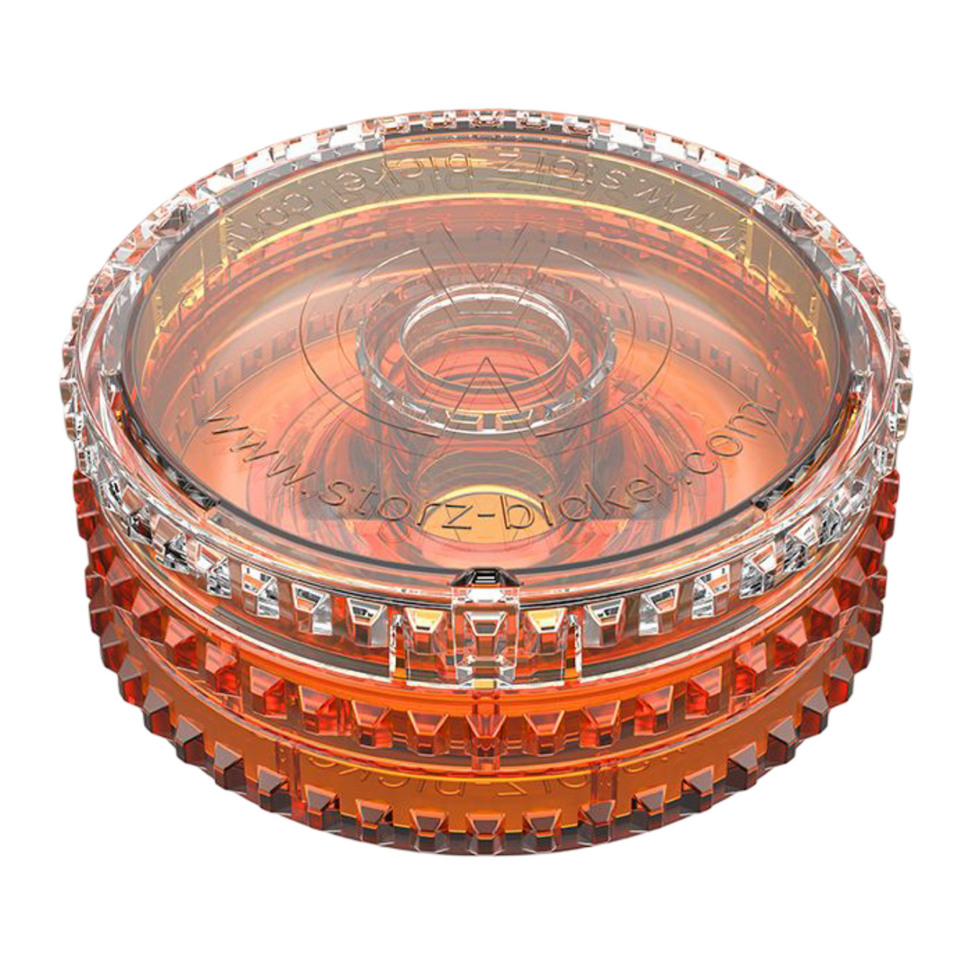 Filling Aid Storz & Bickel — embudo de llenado naranja completo ensamblado, vista frontal