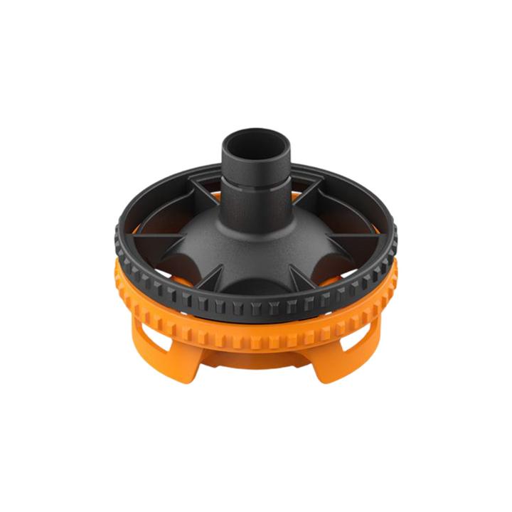 Base naranja del Filling Chamber Housing — pieza inferior plastico resistente a golpes