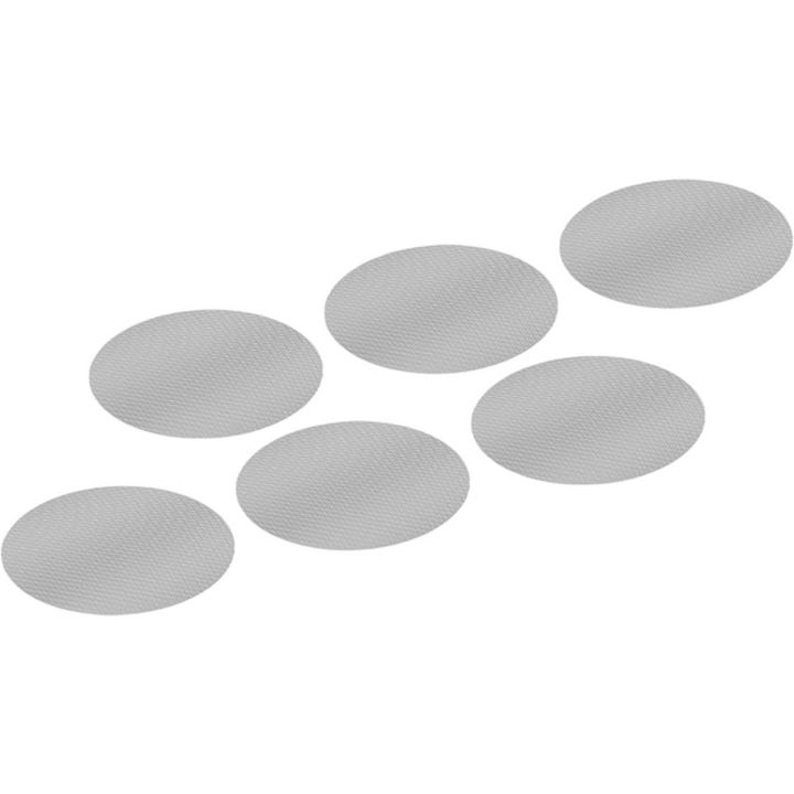 Fine Screen Set Storz Bickel 6 mallas finas 30mm vista perspectiva acero inoxidable