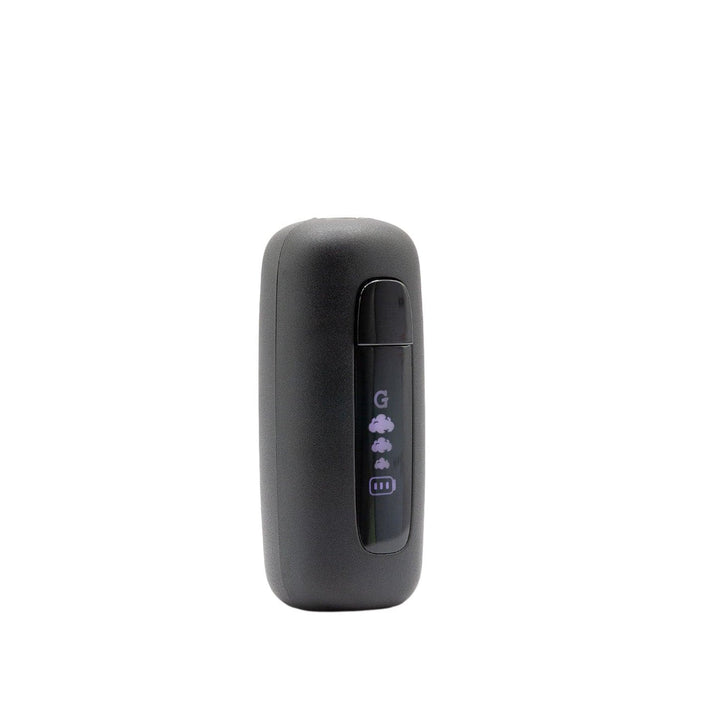 Pantalla digital de la G Pen 510 Original con el logo G, tres íconos de nube y el ícono de batería
