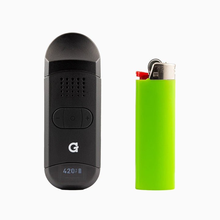 Pantalla OLED del G Pen Dash II mostrando temperatura en tiempo real