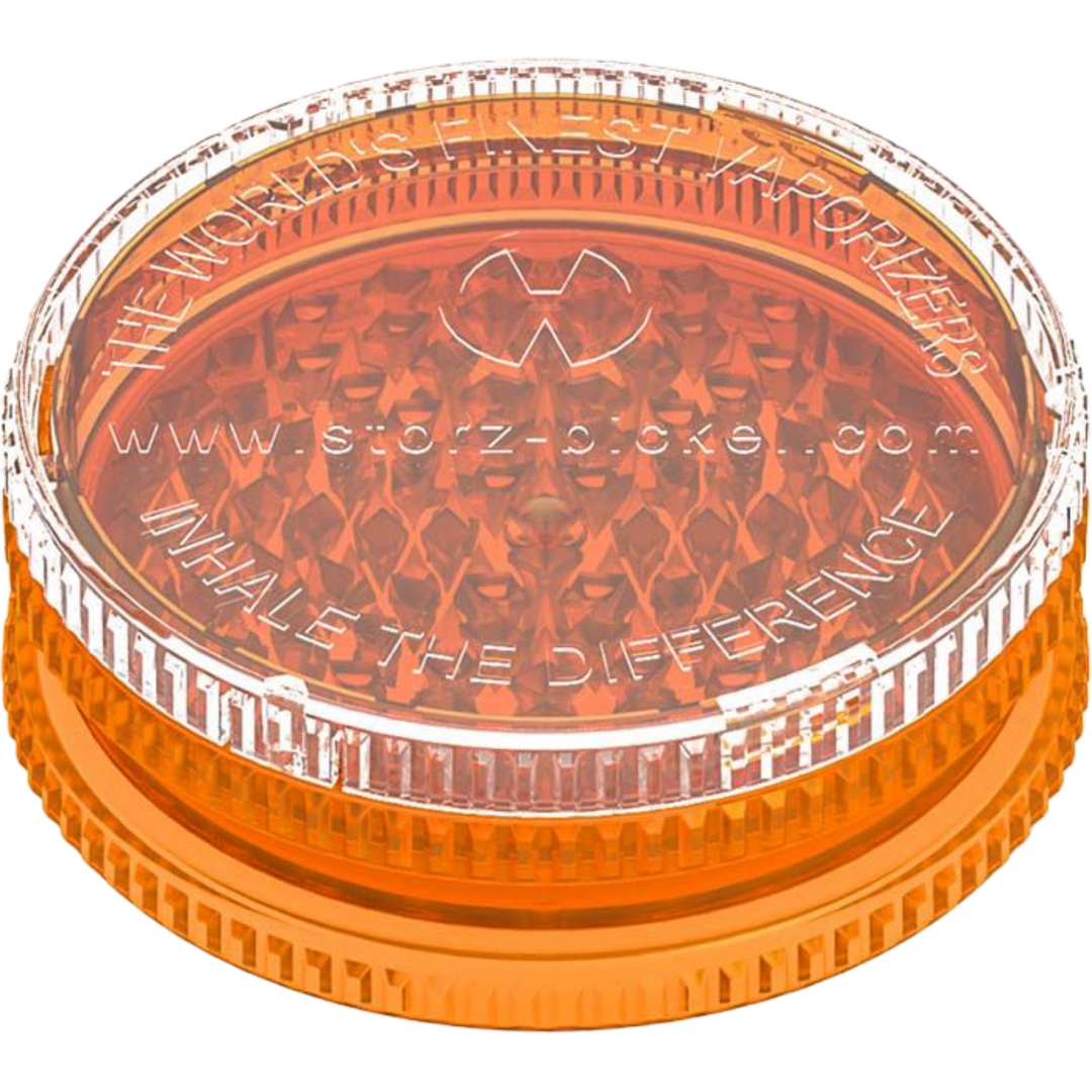Herb Mill XL Storz & Bickel — grinder acrilico naranja 90mm