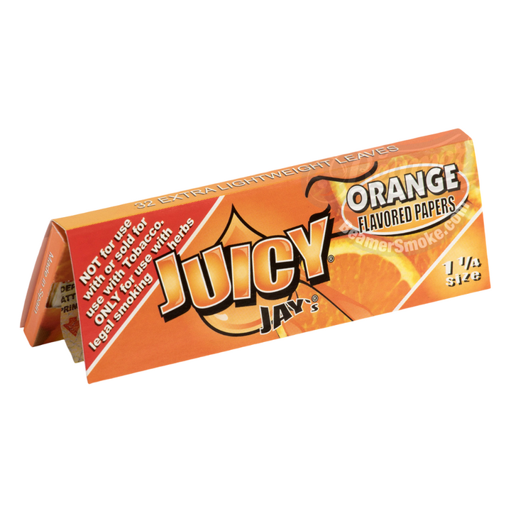 Juicy Jay’s Orange 1¼ – papeles saborizados premium con aroma cítrico a naranja – Bloommart Colombia