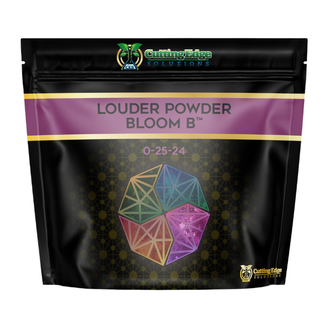 Bolsa de Louder Powder Bloom B 0-25-24 de Cutting Edge Solutions, banda morada