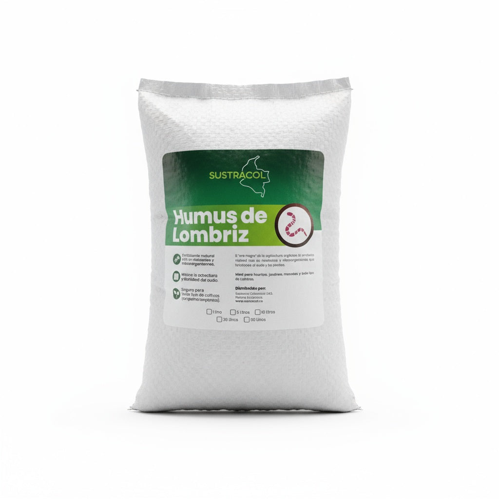 Humus de Lombriz Sólido Sustracol – Nutrición Viva Para Cannabis Potente