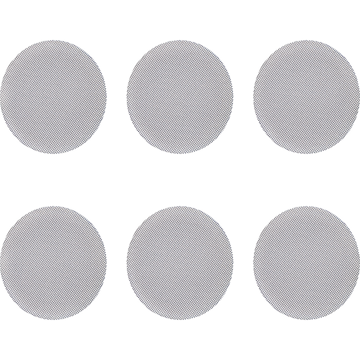 Normal Screen Set Storz Bickel 6 mallas 30mm vista cenital fondo blanco malla regular