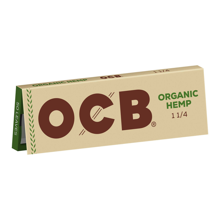 Papeles OCB de Cáñamo Orgánico, librillo Organic Hemp 1 1/4