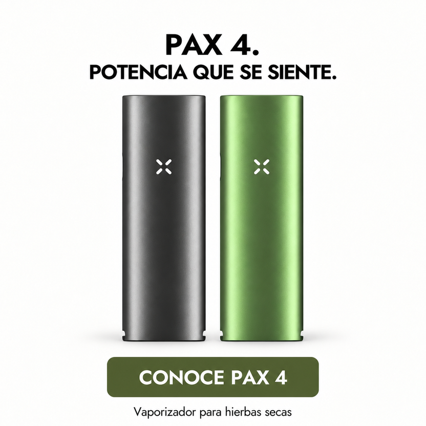 PAX 4 en Onyx y Greenstone. Potencia que se siente. Vaporizador para hierbas secas.
