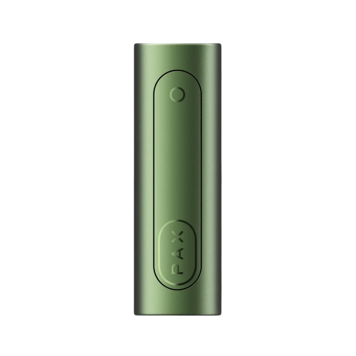 Imagen completa del vaporizador PAX FLOW Greenstone en ángulo.