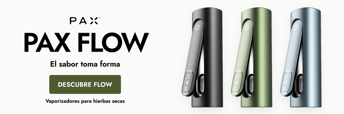 PAX FLOW en Onyx, Greenstone y Blue Haze. El sabor toma forma. Vaporizadores para hierbas secas.