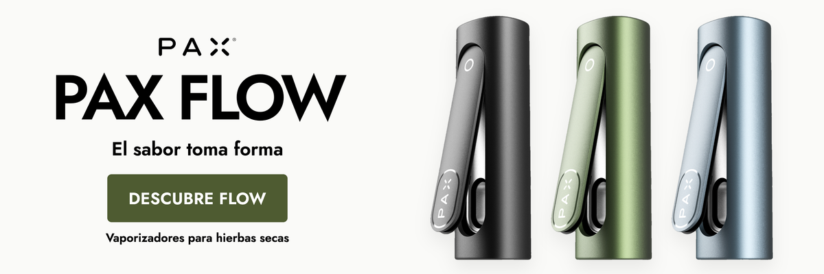 PAX FLOW en Onyx, Greenstone y Blue Haze. El sabor toma forma. Vaporizadores para hierbas secas.