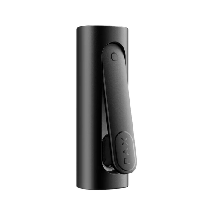 Vista lateral del vaporizador PAX FLOW Onyx.