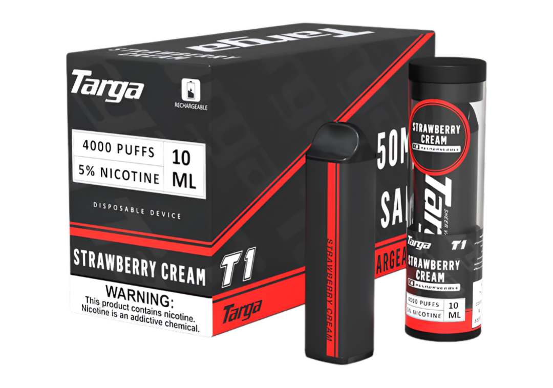 Targa 4000 Puff Strawberry Cream - Vaporizador Desechable