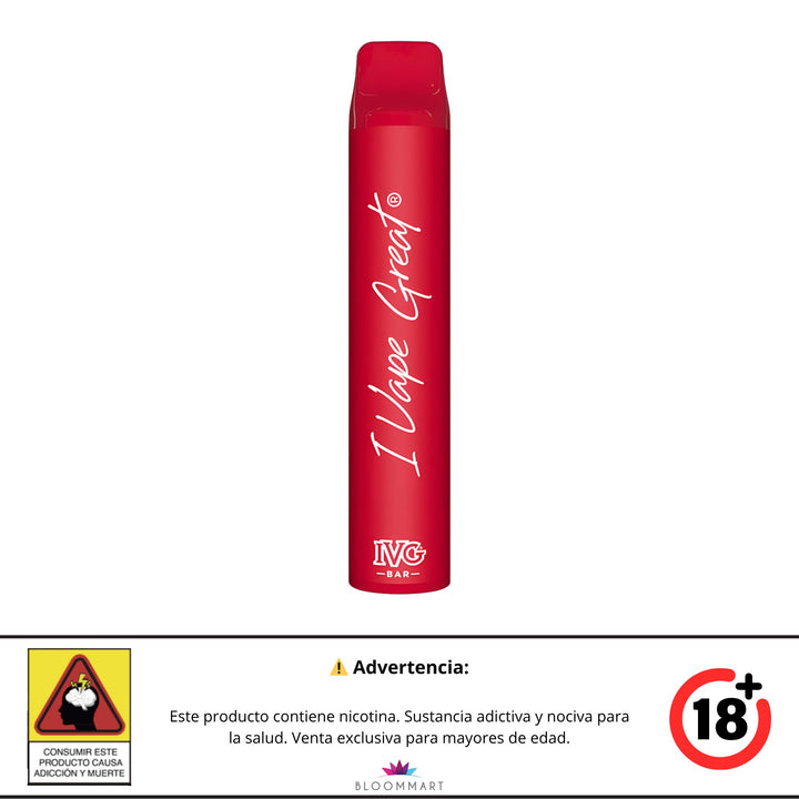 IVG 1000 Puff Strawberry Lemon - Vaporizador Desechable