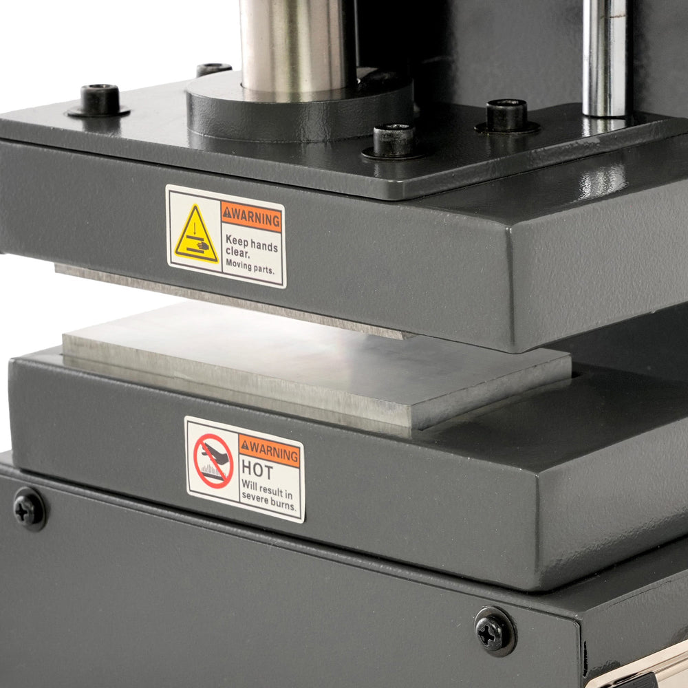 Placas calefactoras dobles de aluminio de 76 × 122 mm de la Dulytek VE2.5 enfrentadas