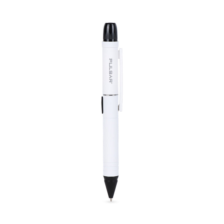 Pulsar 510 DL Scribe color blanco, con tapa y clip