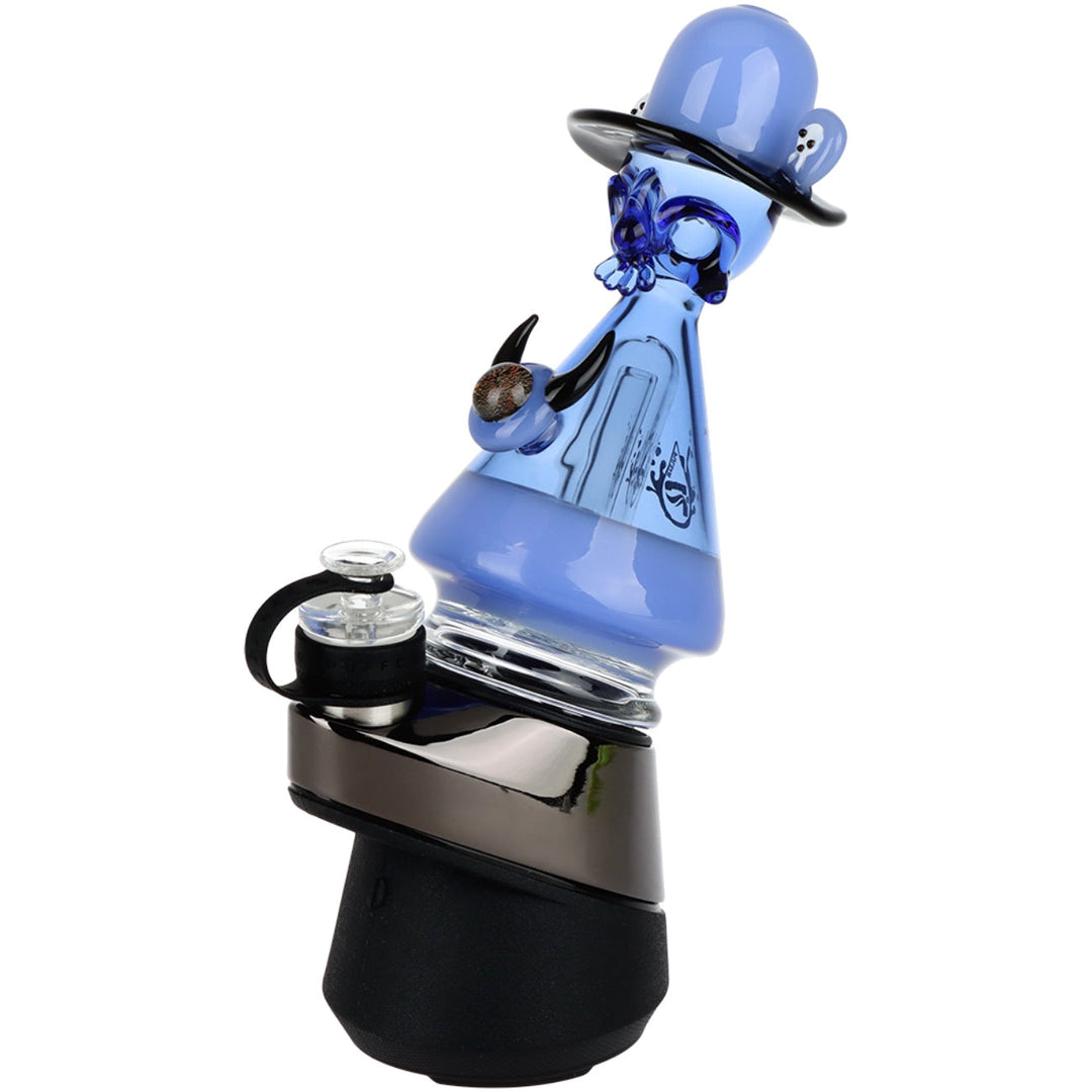 Pulsar Death Bunny Puffco Peak Glass - Diseño conejo oscuro con percolador UFO